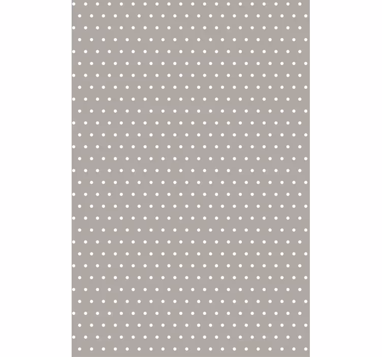 Grijs stippelpatroon moderne raambekleding - TenStickers