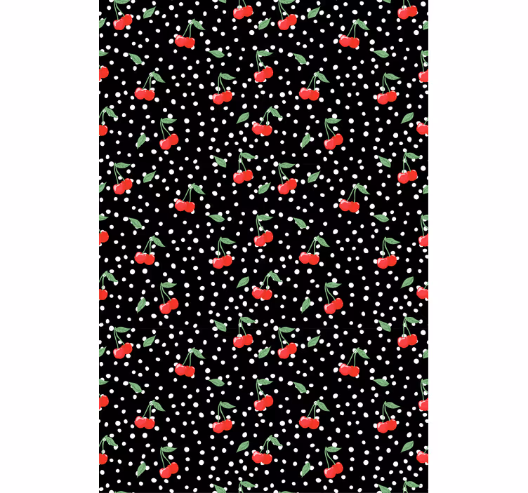 Kersenbloesem thema rolgordijn fruit en groente - TenStickers