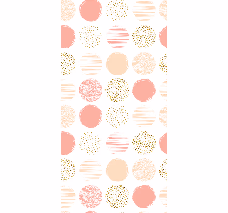 Pastel stippen variëteit moderne raambekleding - TenStickers