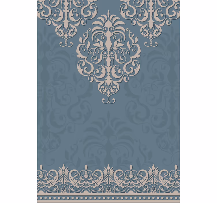 Tijdloos damastmotief elegant raambekleding - TenStickers