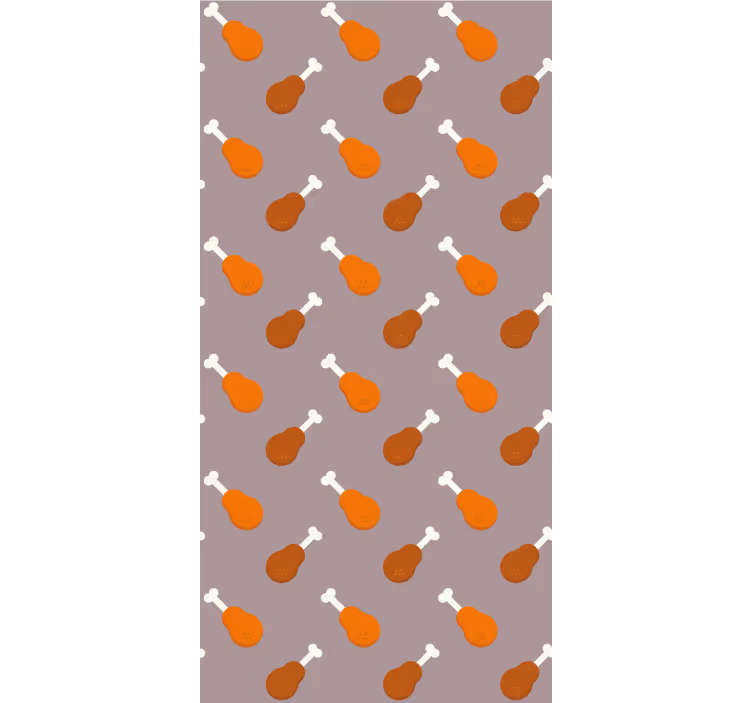 Patroon van kippendijen raambekleding origineel - TenStickers