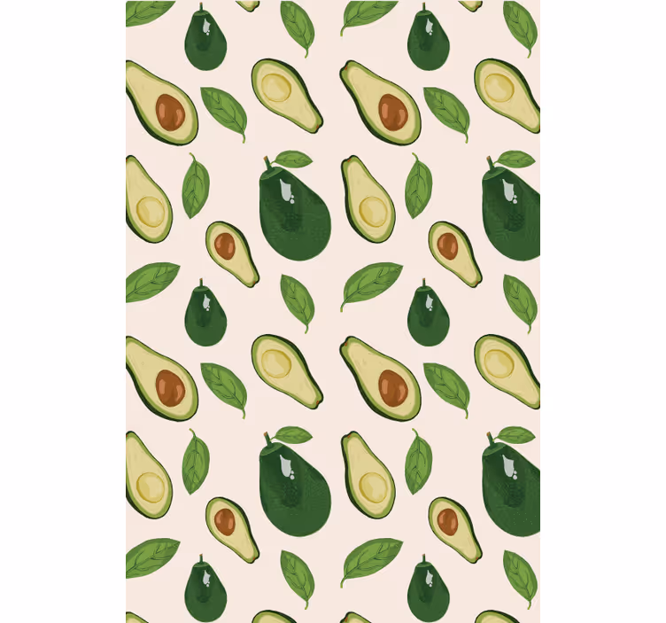 Fruit rolgordijn keuken avocado's verrukking - TenStickers