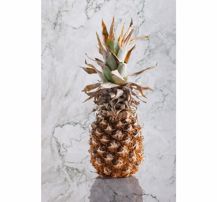 Ananas genot rolgordijn fruit en groente - TenStickers