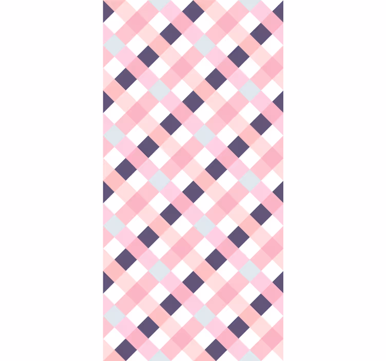 Diamantpatroon harmonie moderne raambekleding - TenStickers