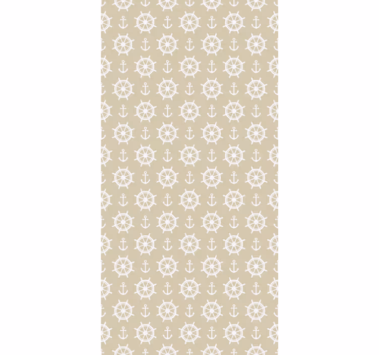 Nautisch wielpatroon raambekleding origineel - TenStickers