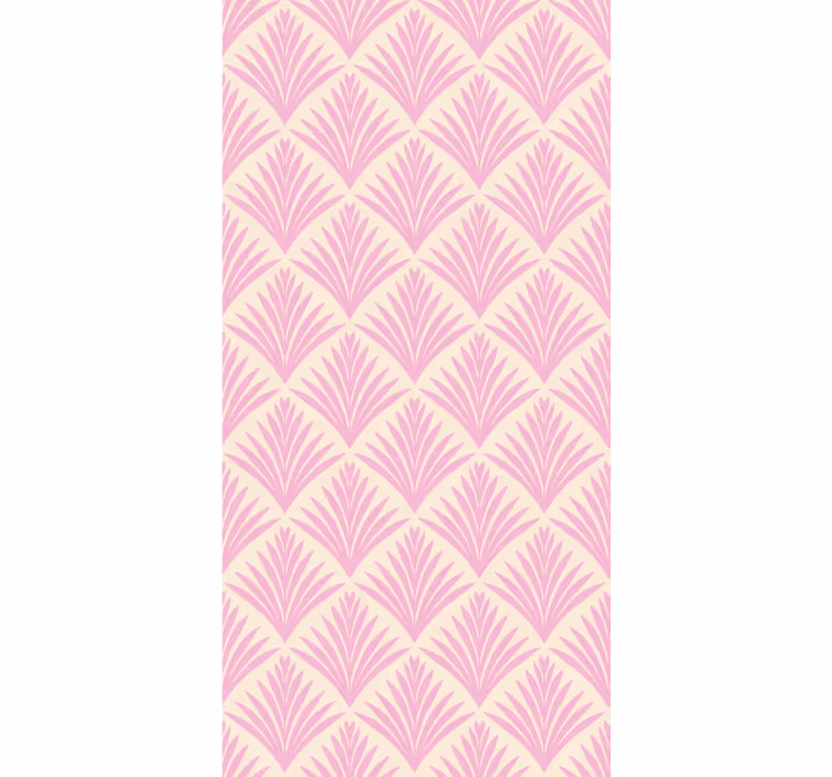 Elegant palmpatroon rolgordijn bloemen en planten - TenStickers