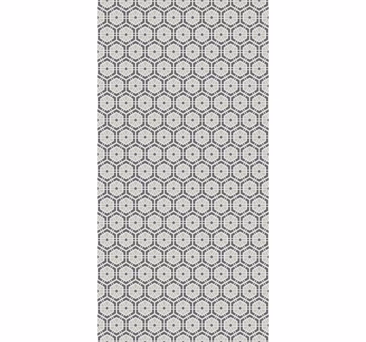 Geometrische thematische elementen moderne raambekleding - TenStickers