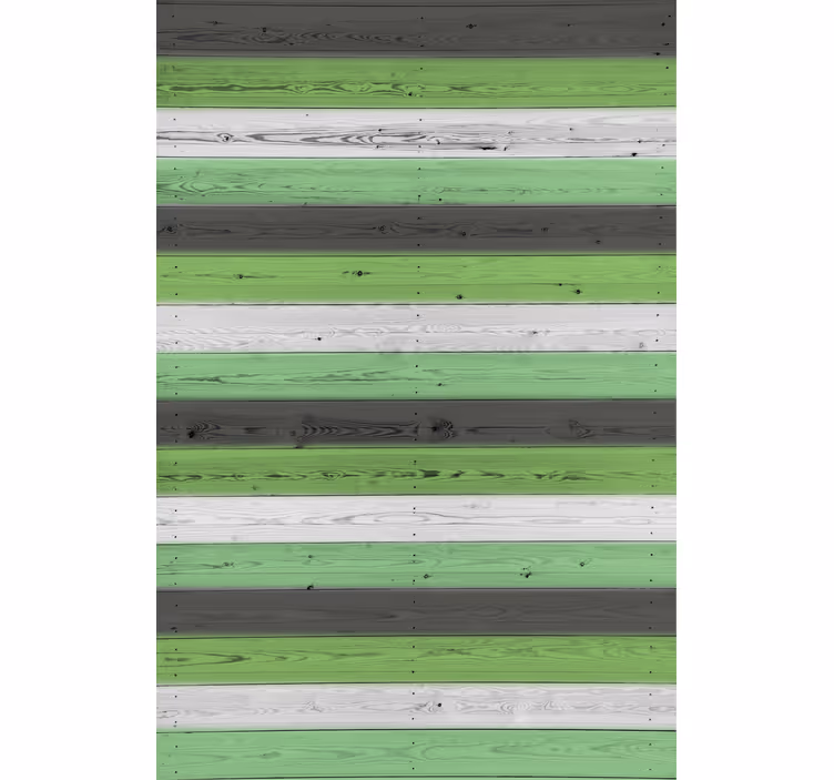 Rolgordijn textuur en patroon groene gestreept patroon - TenStickers