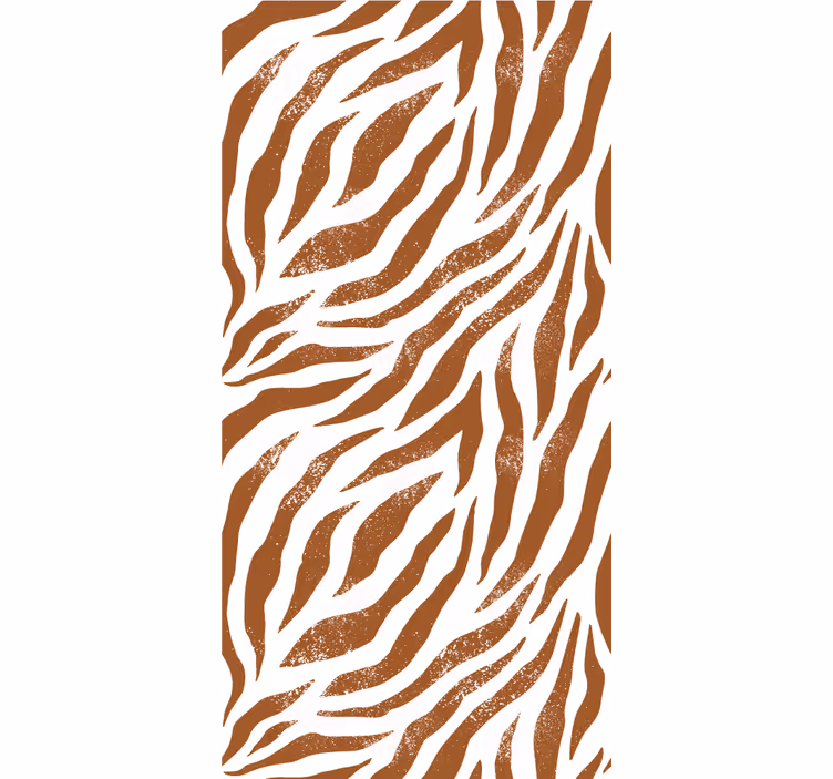Zebrastreepmotief rolgordijn meer dieren - TenStickers