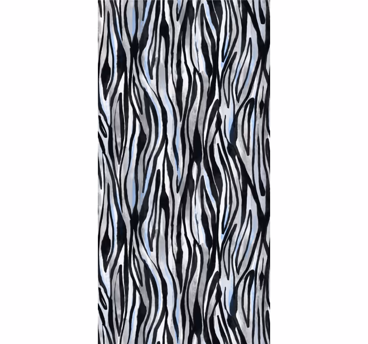 Abstracte zebrastrepen rolgordijn textuur en patroon - TenStickers