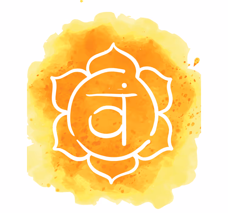 Chakra symbool illustratie rolgordijn anders - TenStickers