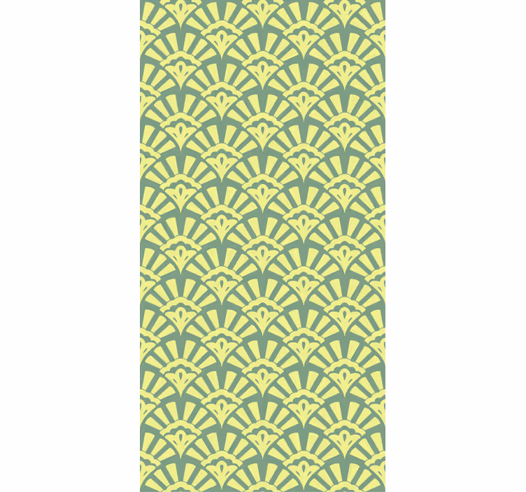 Elegant bladthema rolgordijn textuur en patroon - TenStickers
