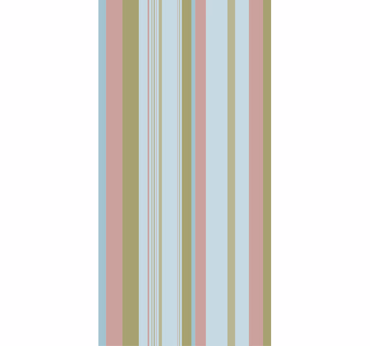 Moderne raambekleding met abstract gestreept patroon - TenStickers