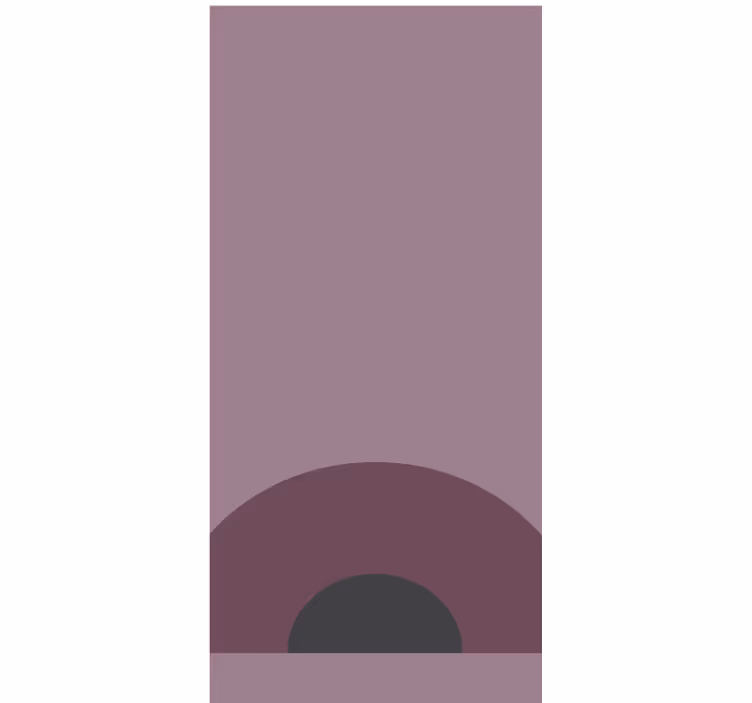 Mauve cirkel schaduw moderne raambekleding - TenStickers