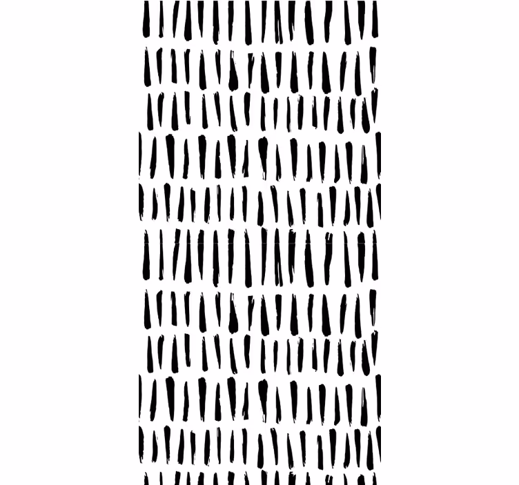 Verticale zwarte strepen rolgordijn textuur en patroon - TenStickers
