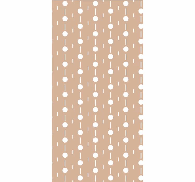 Geometrisch stippenpatroon rolgordijn textuur en patroon - TenStickers