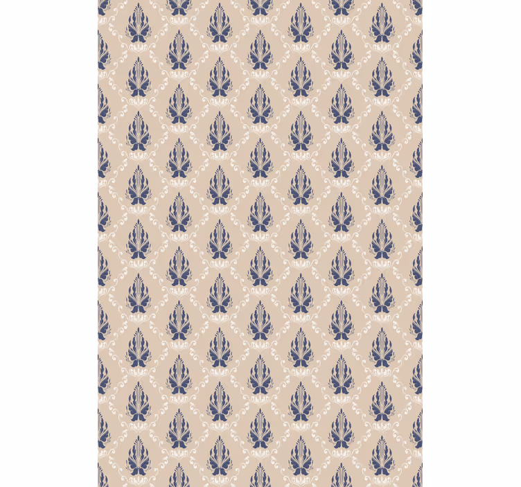 Sierlijk botanisch thema elegant raambekleding - TenStickers