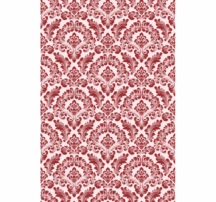 Sierlijke botanische elementen elegant raambekleding - TenStickers