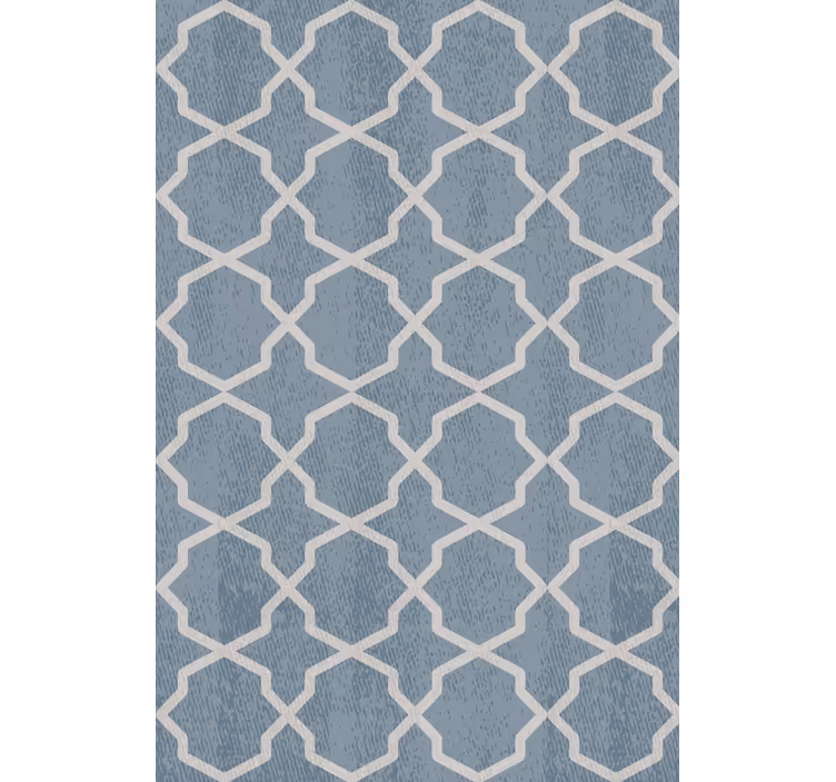 Geometrische lay-outbenadering moderne raambekleding - TenStickers