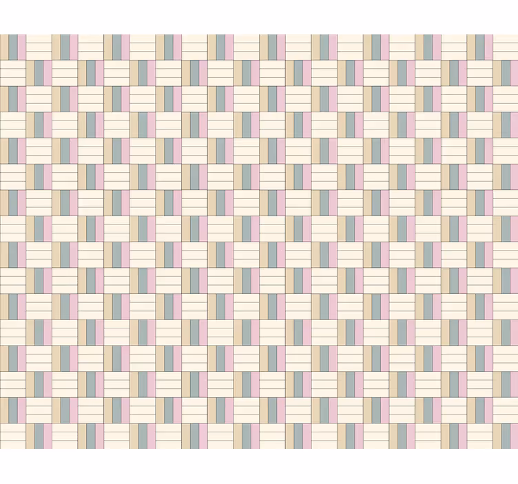 Geometrische themacompositie rolgordijn textuur en patroon - TenStickers