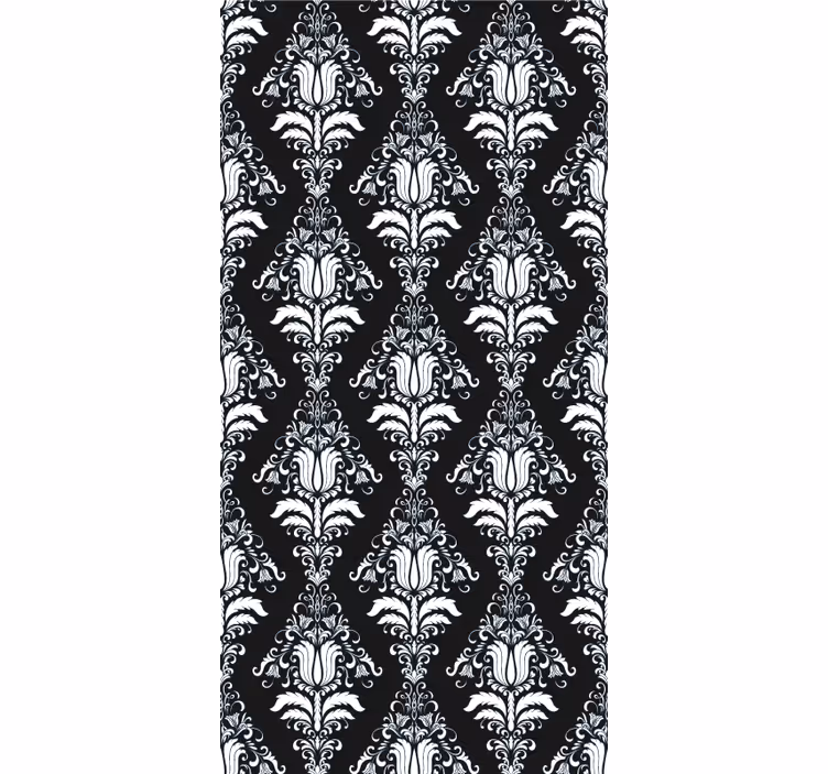 Tijdloos botanisch motief elegant raambekleding - TenStickers
