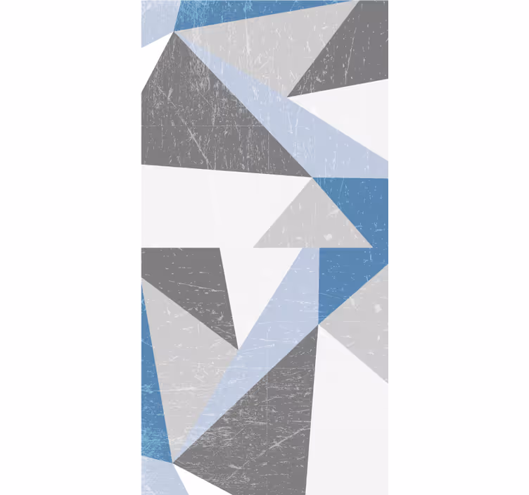 Geometrische vormen kunst moderne raambekleding - TenStickers