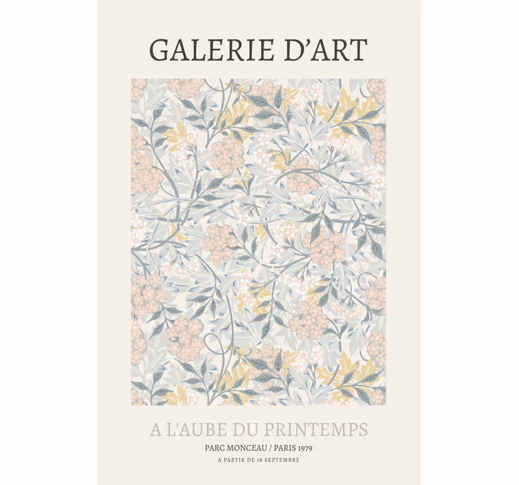 Kunst rolgordijnen Galerie d'art poster - TenStickers