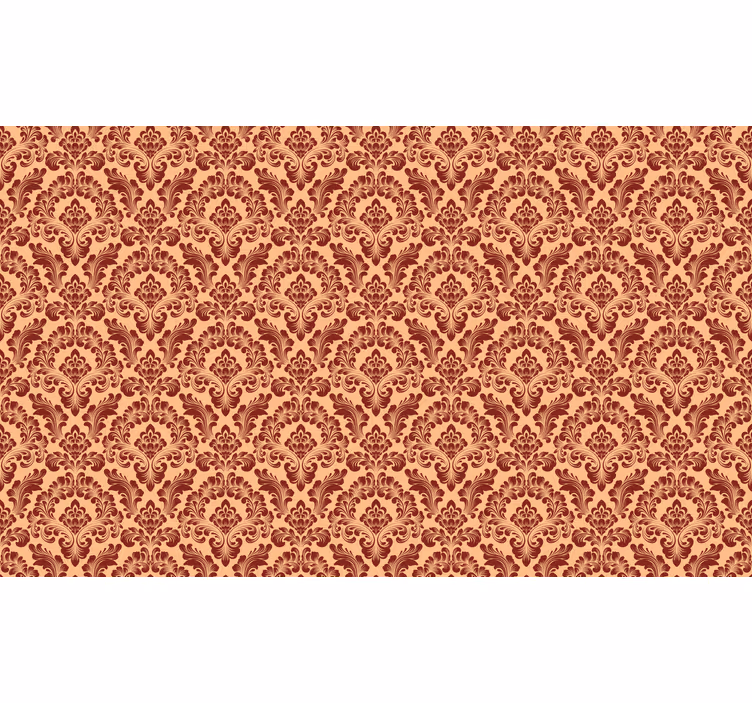 Ingewikkeld bloementhema elegant raambekleding - TenStickers