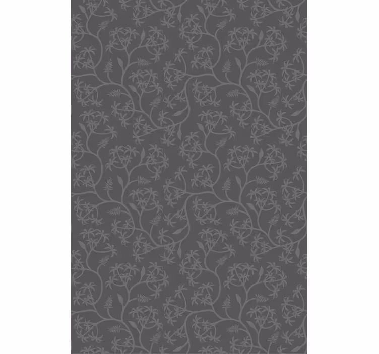 Botanisch klimmotief rolgordijn bloemen en planten - TenStickers