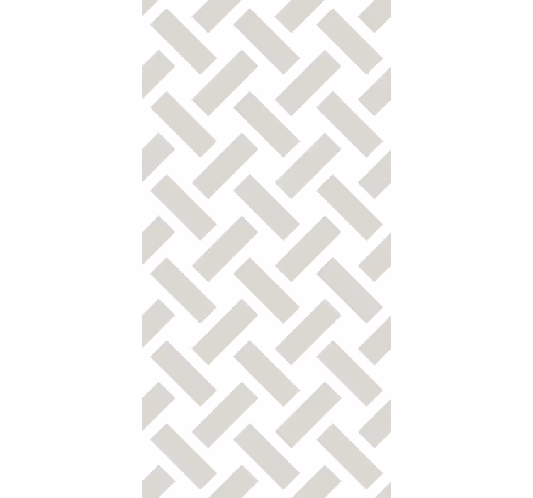 Geometrisch motief moderne raambekleding - TenStickers