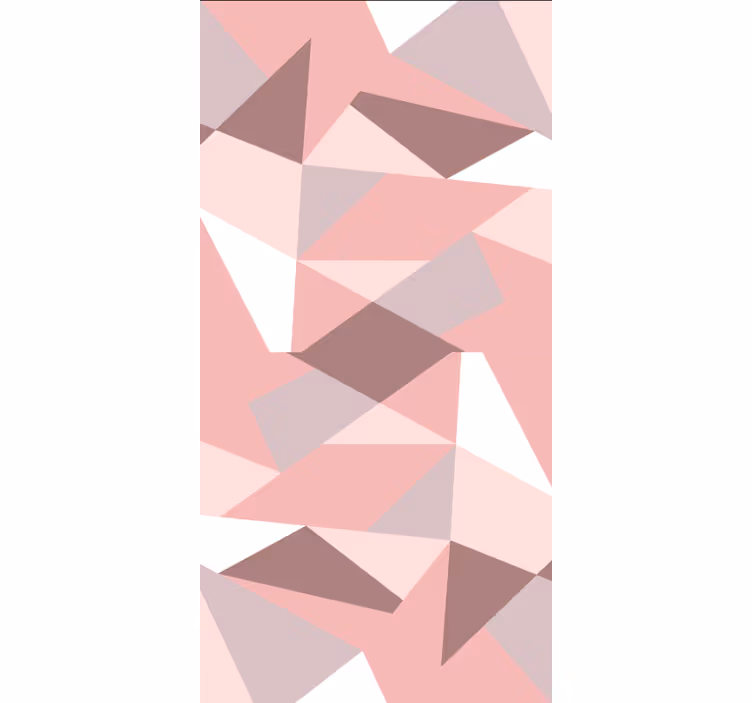 Abstracte geometrische vormen rolgordijn anders - TenStickers