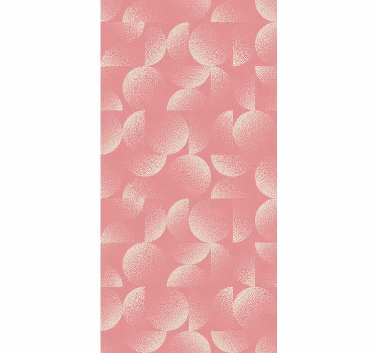 Ronde patronen ontwerp rolgordijn textuur en patroon - TenStickers