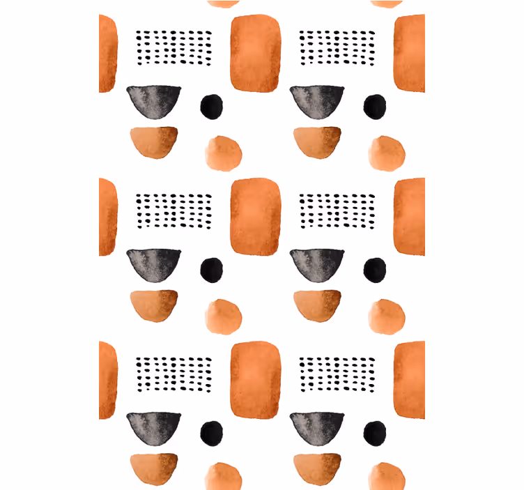 Minimalistische geometrische vormen kantoor raambekleding - TenStickers