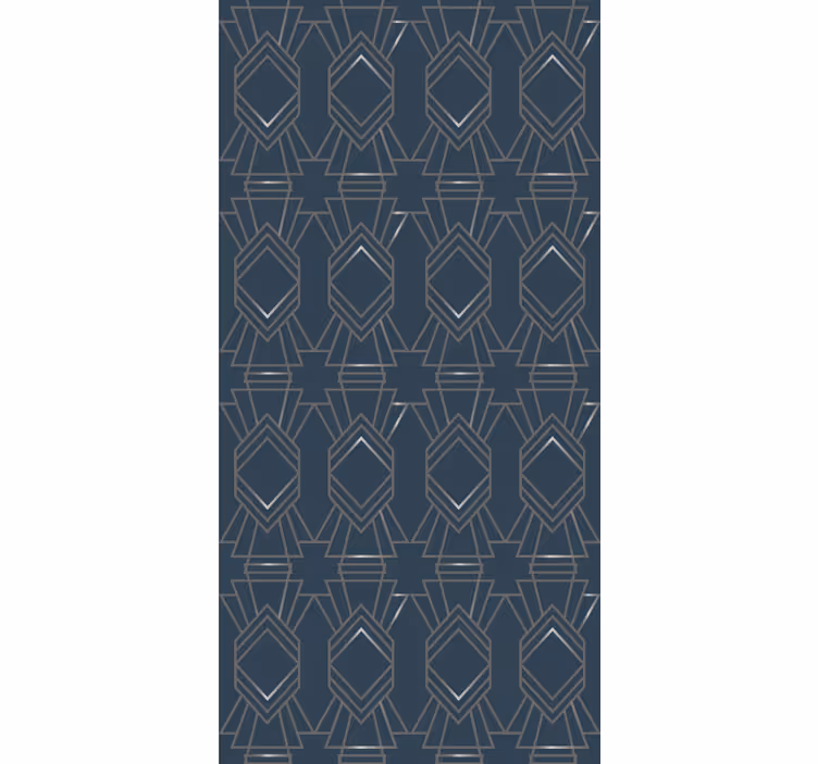 Geometrische vormen patroon moderne raambekleding - TenStickers
