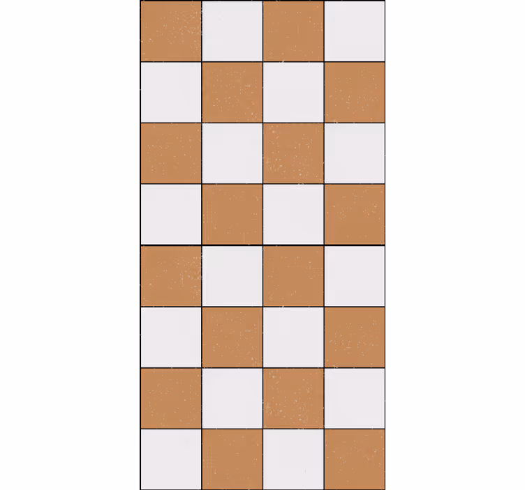 Dambordpatroon rolgordijn textuur en patroon - TenStickers