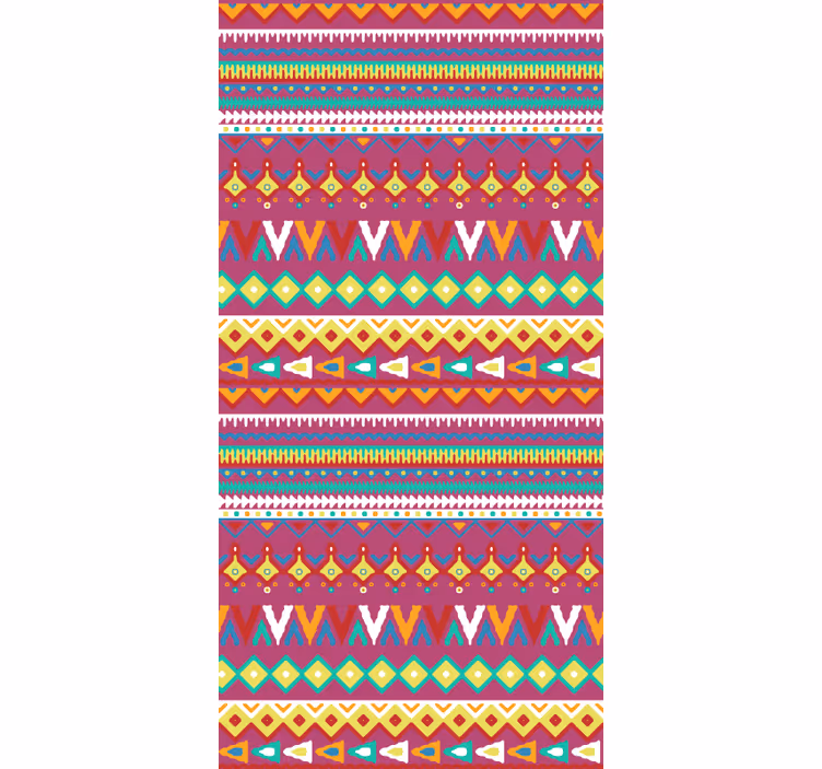 Tribale patroonontwerp raambekleding origineel - TenStickers