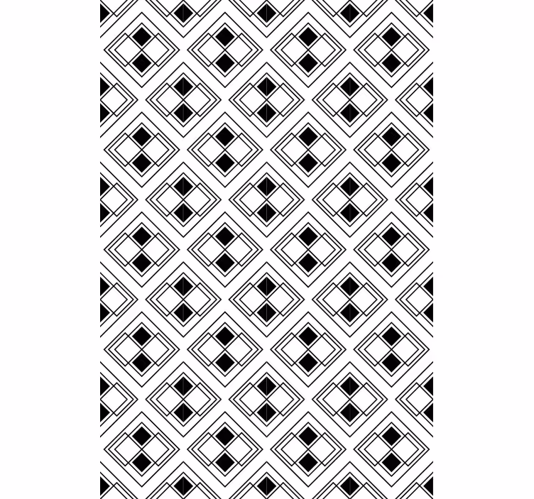 Rolgordijn met Geometrisch Patroon - TenStickers
