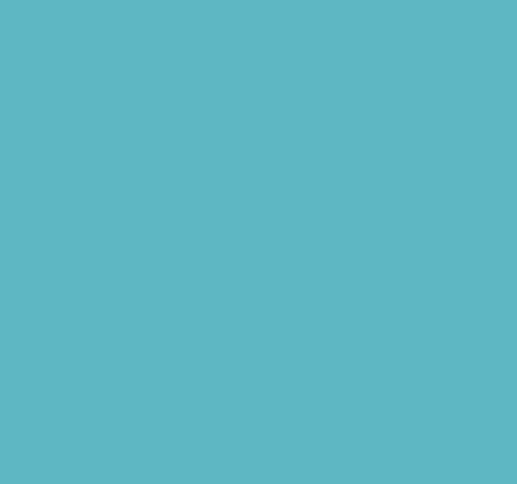 Egale kleur Rolgordijn turquoise - TenStickers