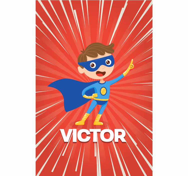 Super kind Gepersonaliseerd rolgordijn kinderkamer - TenStickers