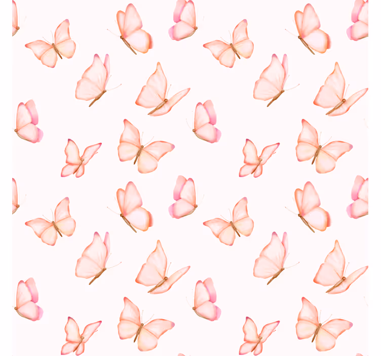 Aquarel vlinders rolgordijn kinderkamer - TenStickers