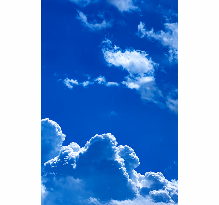 Hemelscène rolgordijn wolken - TenStickers