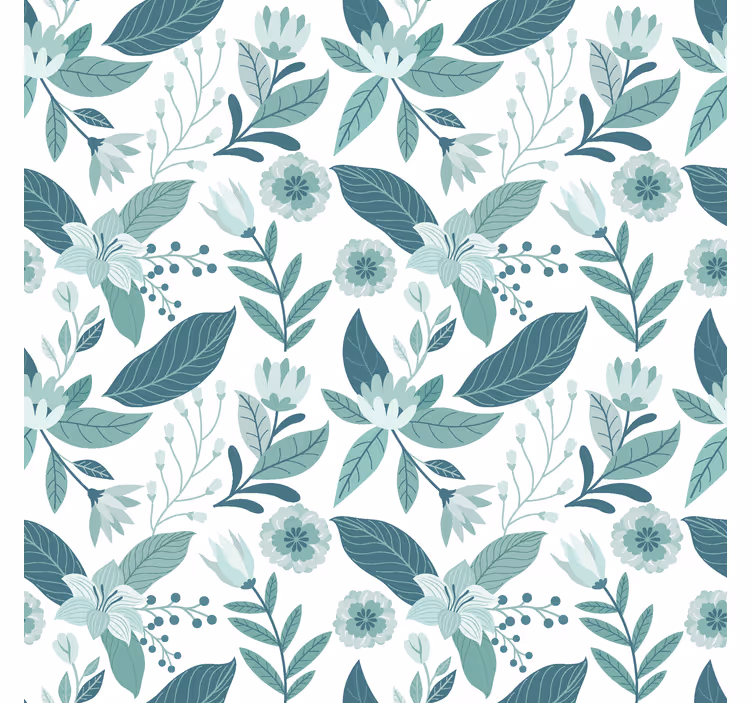 Scandinavische stijl raambekleding Flora - TenStickers
