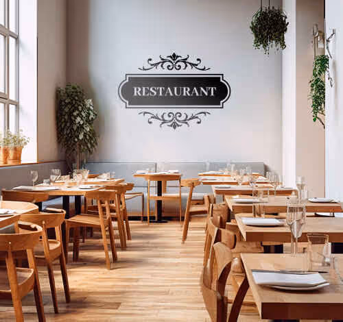 Horeca Stickers - Tenstickers Horeca Stickers - Tenstickers