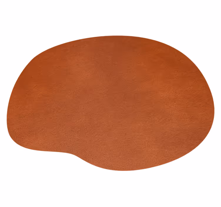 Bruine lederen textuur placemat - TenStickers