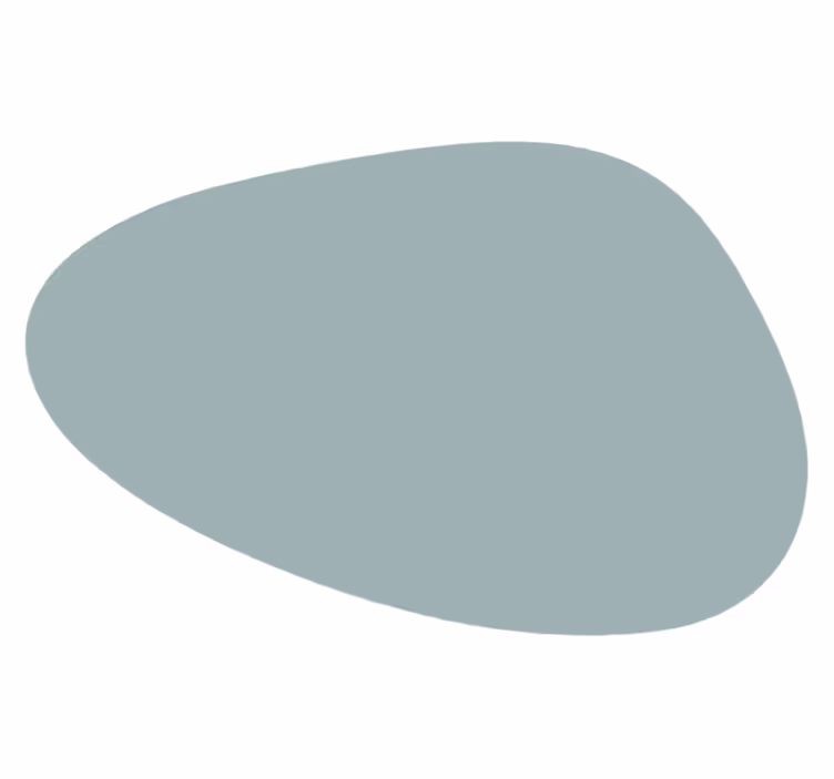 Onregelmatige vorm placemat - TenStickers