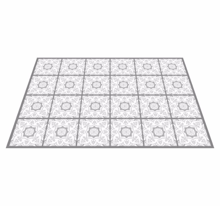 Grijstinten originele placemat - TenStickers