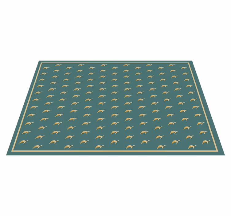 Placemat met naam strak patroon oppervlak - TenStickers