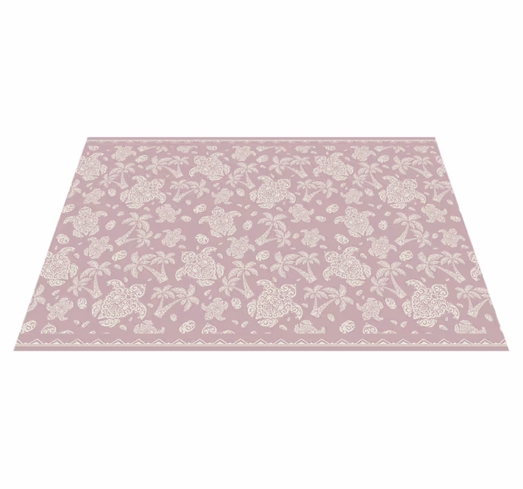Placemat bloemmotief oppervlak - TenStickers