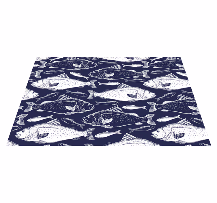 Vissen placemats Vissen onder de zee - TenStickers