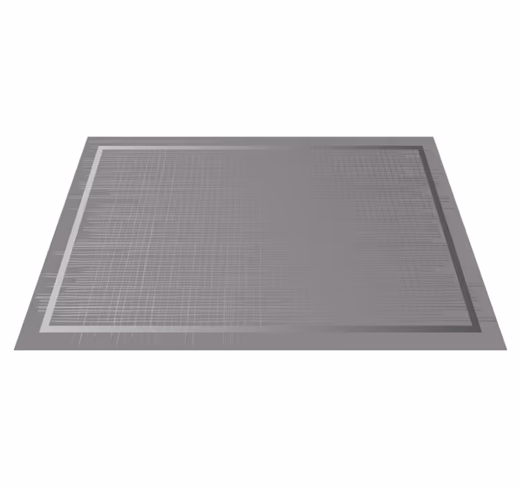 Elegante placemats Grijze strepen - TenStickers